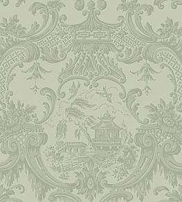 Chippendale China Wallpaper by Cole & Son Olive