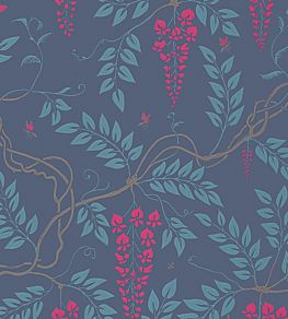 Egerton Wallpaper by Cole & Son Indigo