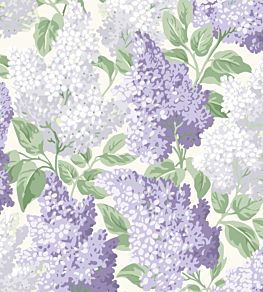 Lilac Wallpaper by Cole & Son Lilac & Dove on White