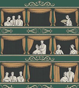 Teatro Wallpaper by Cole & Son Racing Car Green