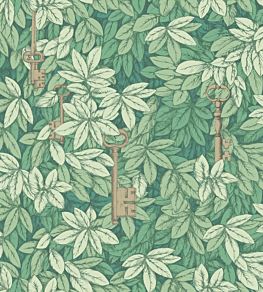 Chiavi Segrete Wallpaper by Cole & Son Leaf Green