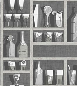 Cocktails Wallpaper by Cole & Son Soot and Snow
