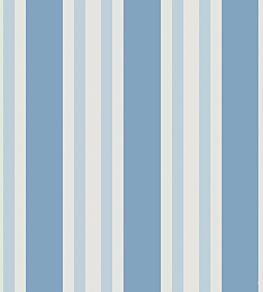 Polo Stripe Wallpaper by Cole & Son Blue
