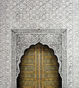 Bahia Mural by Cole & Son Gold/Stone