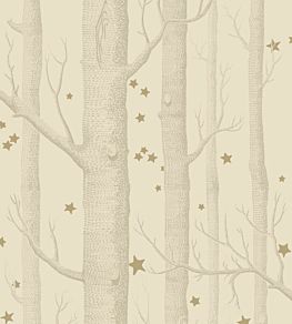 Woods & Stars Wallpaper by Cole & Son Buff & Gold