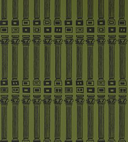 Columns Wallpaper by Zoffany Olive Black