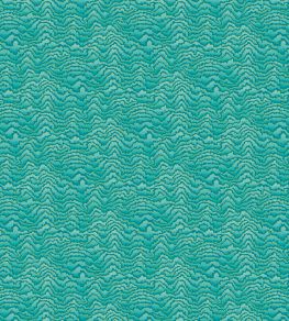 Contour Wallpaper by Ohpopsi Turquoise & Lemon
