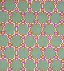 Cordoba Fabric by Vanderhurd Hollyhock/Moonstone