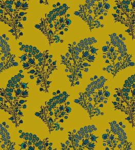 Coromandel Flower Fabric by Parker & Jules Saffron
