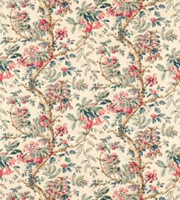 Coromandel Print Fabric by Zoffany Indigo