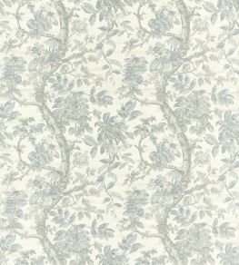 Coromandel Weave Fabric by Zoffany Blue Stone