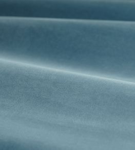 Cotton Velvet Performance Fabric by Zoffany Wedgwood Blue