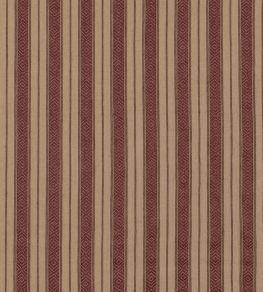 Cowdray Stripe Fabric by Mulberry Home Plum