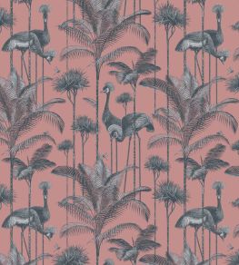 Crane Fonda Wallpaper by Divine Savages Coral