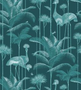 Crane Fonda Wallpaper by Divine Savages Emerald