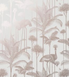 Crane Fonda Wallpaper by Divine Savages Soft Copper