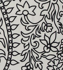 Crazy Paisley Fabric by Vanderhurd Black & White