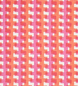Cremaillere Fabric by Christopher Farr Cloth Hot Pink