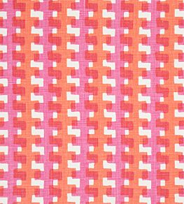 Cremaillere Fabric by Christopher Farr Cloth Hot Pink