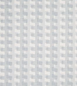 Cremaillere Fabric by Christopher Farr Cloth Soft Blue