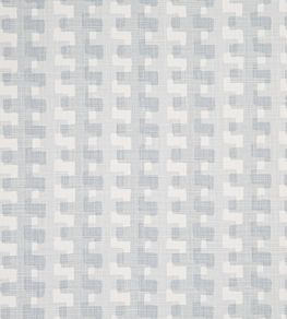 Cremaillere Fabric by Christopher Farr Cloth Soft Blue