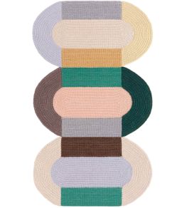 Crochet Trio Rug by GAN Mix