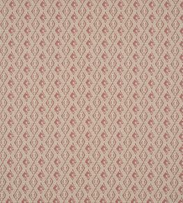 Dacca Fabric by James Hare Red/Pink
