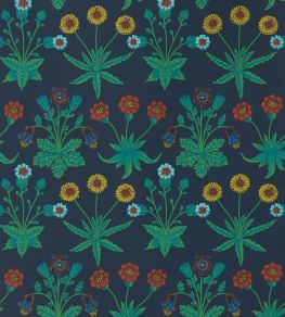 Daisy Wallpaper by Morris & Co Midnight