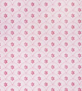 Daisy Scallops Wallpaper by Barneby Gates Red/Pink