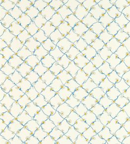 Daisy Trellis Wallpaper by Harlequin Lapis/Pearl