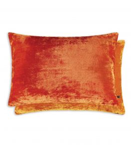 Danny Pillow 24 x 16" by William Yeoward Blood Orange/Tobacco