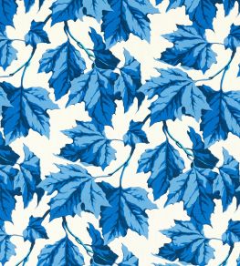Dappled Leaf Fabric by Harlequin Lapis