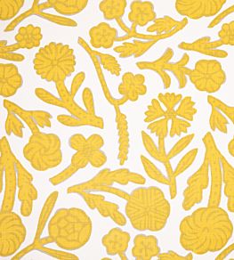 Day Fabric by Christopher Farr Cloth Lemon