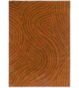 Decor Groove Rug by Brink & Campman Burnt Orange