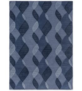 Decor Riff Rug by Brink & Campman Water Blue