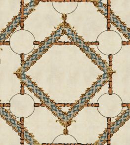Decorative Harness Wallpaper by MINDTHEGAP Taupe