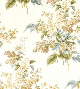 Delphinium & Lilac Fabric by Sanderson Meadow Moss