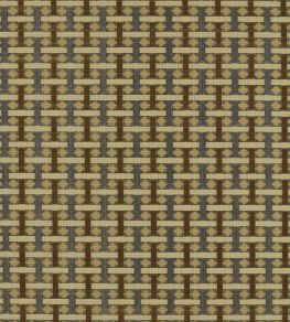 Diamond check Fabric by Zoffany Old Gold