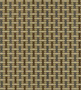 Diamond check Fabric by Zoffany Old Gold