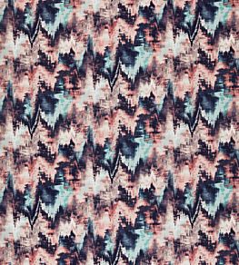Distortion Fabric by Harlequin Rosewood Azure