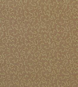 Domino Velvet Fabric by Zoffany Rose Gold
