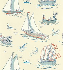 Donald Nautical Wallpaper by Sanderson Sea Salt