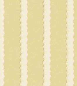 Double Scroll Stripe Fabric by Parker & Jules Butter
