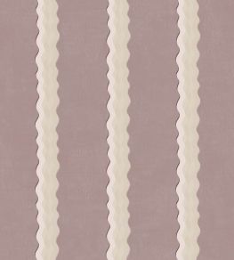 Double Scroll Stripe Wallpaper by Parker & Jules Lilac