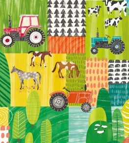 Down On The Farm Wallpaper by Ohpopsi Apple Citrus