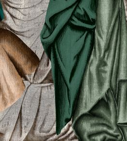 Drapery Mural by Coordonne Emerald