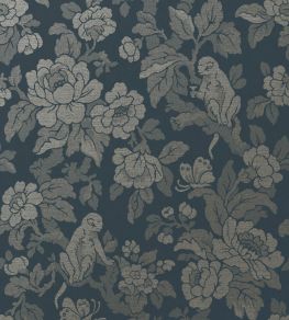 Drunken Monkey Wallpaper by Divine Savages Midnight Gold
