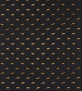 Duma Fabric by Clarke & Clarke Noir