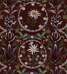 Edelweiss Wallpaper by MINDTHEGAP Burgundy