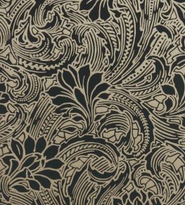 Eden Wallpaper by 1838 Wallcoverings Midnight